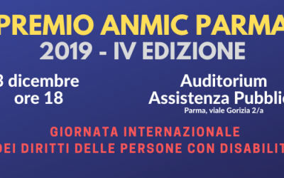 Il 3 dicembre il Premio Anmic Parma 2019