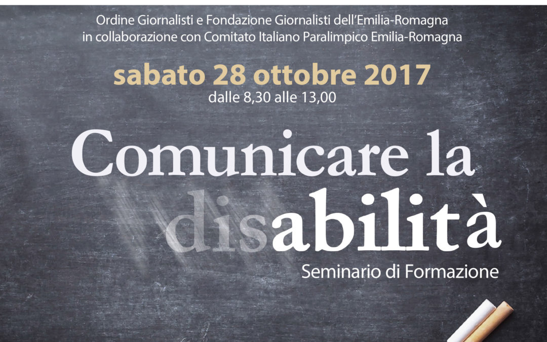 “Comunicare la disabilità”: sabato il seminario a Parma. Anmic tra i relatori